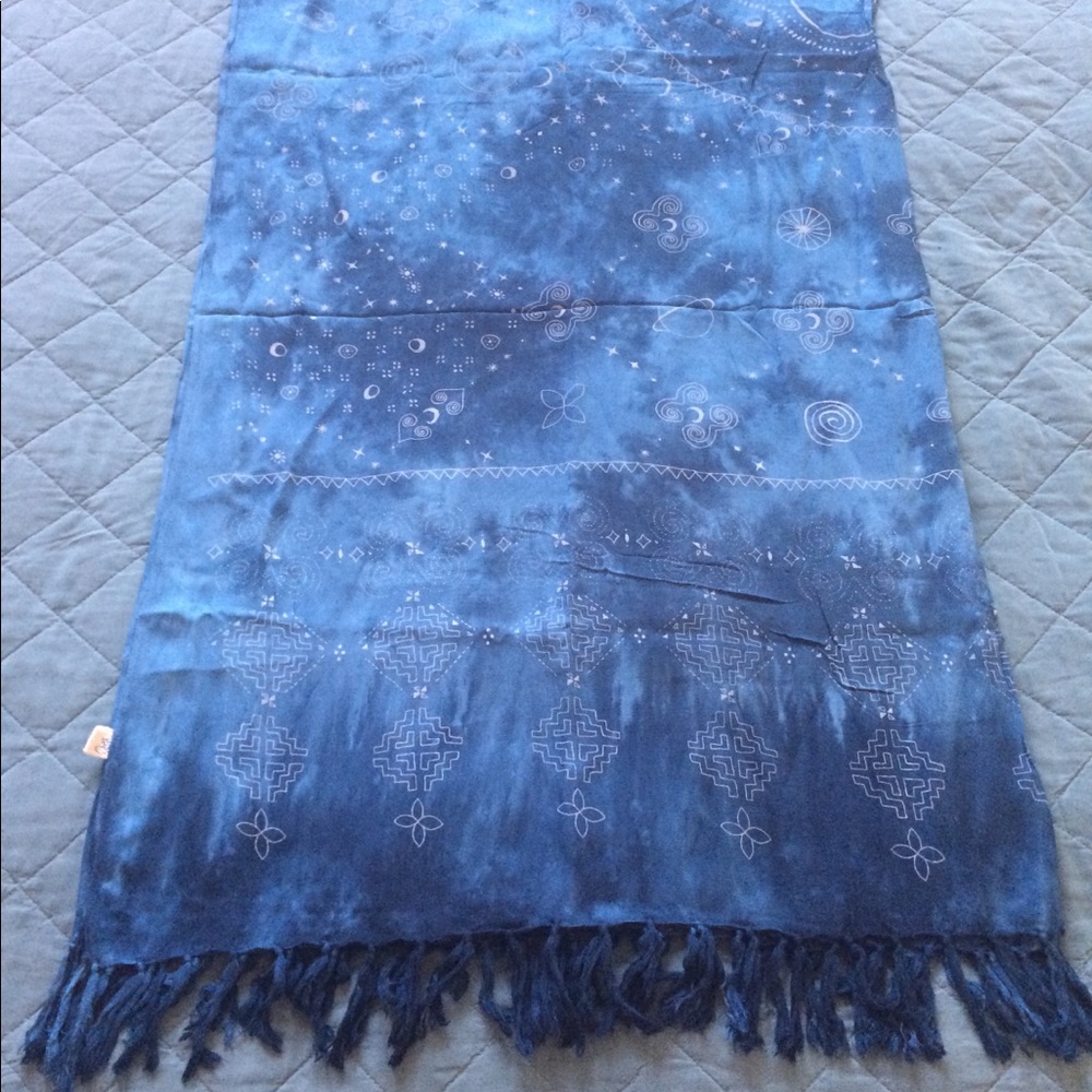 Boho tie dye sarong